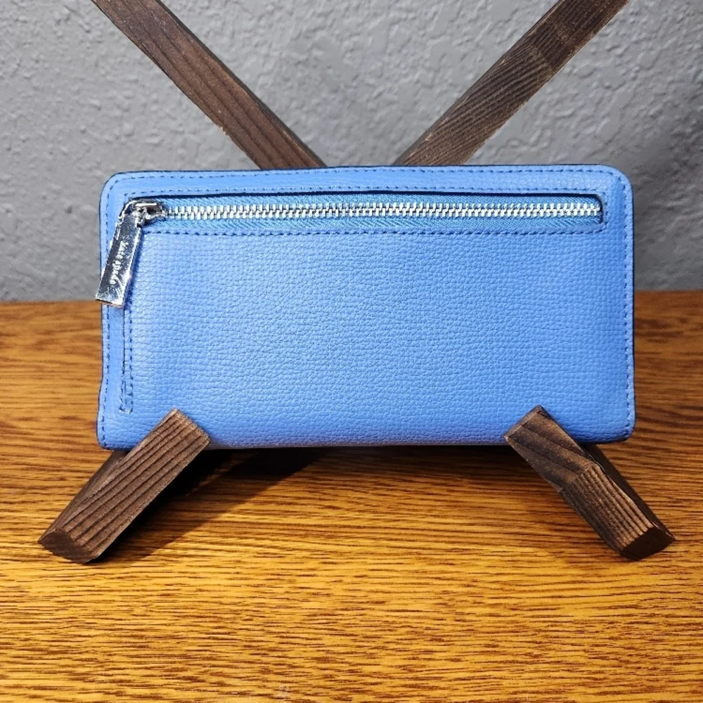 kate spade Leather Zip Slim Wallet - Picture 2 of 7